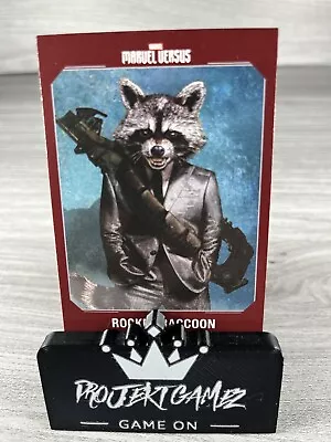 Rocket Raccoon 2022 Panini Marvel Versus Portrait 56 Comic Character Card MCU • £1.99