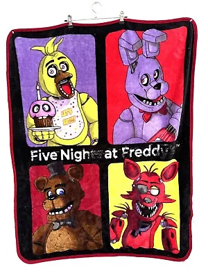 Five Nights At Freddy 's Micro Fleece Bed Blanket Couch Throw • $18.99