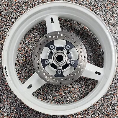 2005 Suzuki GSXR750 Rear Rim Rear Wheel STRAIGHT White 64111-35F01-28W • $250