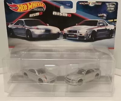 Hot Wheels 2022 NISSAN SKYLINE NISMO GTR Twin Pack R32 R34 BNR32 BNR34 *NEW* • $60