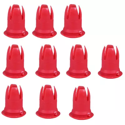 10X Red Fender & Door Molding Trim Clips For Mercedes R107 W109 R129 0019882081 • $7.79