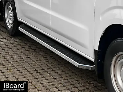 Polished 6  IBoard Side Step Bar Fit 12-21 Nissan NV 1500 2500 Full Size Van • $199