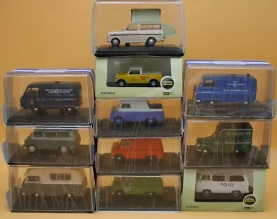 Oxford 1/43 O Gauge Camper Van And Vans . Choice Of 11 All New Old Stock • £12.99