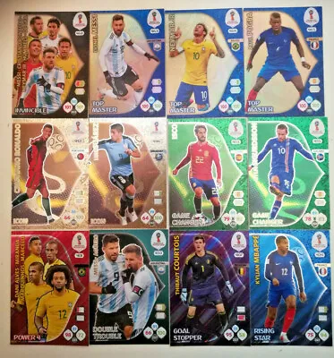 Adrenalyn XL FIFA World Cup 2018 Russia INSERTS 400 - 467 Icon Invincible Master • £3.50