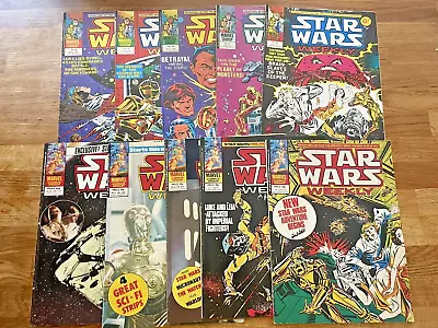 10 Marvel Star Wars Weekly Bronze Age Comics - Job Lot Bundle Ten Issues • £25