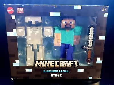 Minecraft Diamond Level Steve Collector Action Figure Mattel New • $34.99