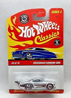 Hot Wheels Classics Series 4 Volkwagen Karmann Ghia - Redlines - • $7.95