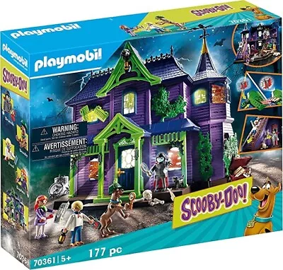 Playmobil 70361 Scooby-Doo! Adventure In The Mystery Mansion MIB / New • $139.99