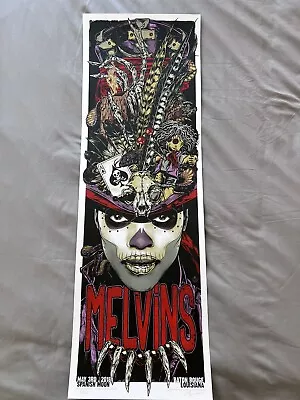 2018 Melvins Tour Print Poster Rhys Cooper Baton Rouge LA Voodoo New Orleans • $39.99