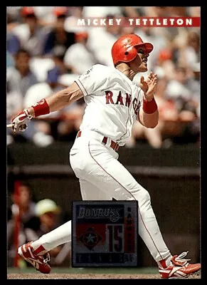 1996 Donruss Mickey Tettleton Texas Rangers #72 • $0.99