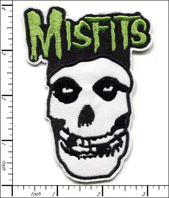 18 Pcs Embroidered Iron On Patches Misfits Skull Punk 7.5x10cm AP021gA • $18.98