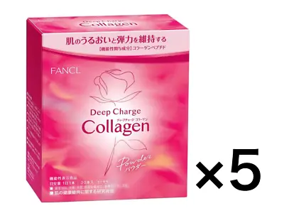FANCL Deep Charge Collagen Powder - 30-Day Supply (3.4g X 30 Sticks) X 5 Sets • $181.28
