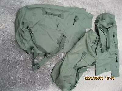 Army Green Canvas Top Load Duffle Bag - Used • $22