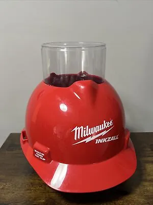 Milwaukee Tools Inkzall Hard Hat Display Office/Pen Organizer Man Cave Desk Ad • $29.99