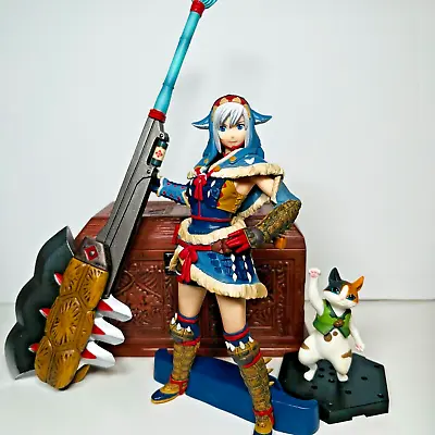 Female Hunter Monster Hunter Figure Arzuros Armor BANPRESTO DX - OFFICIAL Capcom • $69.99