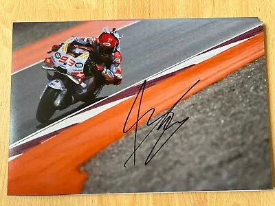 Marc Marquez Hand Signed 12x8 Photo Gresini Ducati 2024 Motogp Proof Honda • £58.99