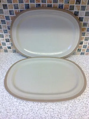 £9.99 • Buy Art De Cuisine Vitrified Stoneware Oval 2 X Serving Platters Large Dinner Plates