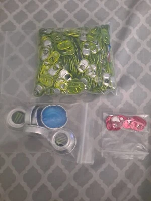 $35 • Buy 800 Assorted Monster Energy Drink Tabs, 7 Aluminum Can Lids And 11 Rockstar Ener