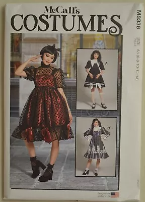 McCalls - 8336 - Misses'  Costumes Wednesday School Girl Lolita Steam Punk • $9.75