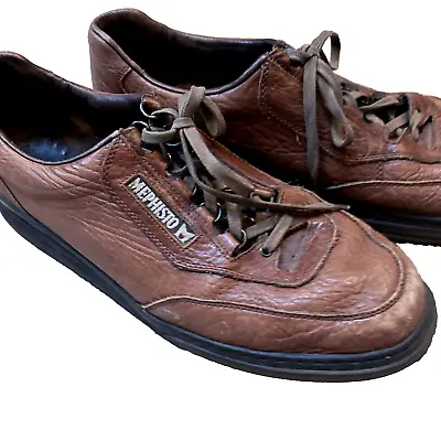 Mephisto Match Runoff Air Jet Mens Size 13 Brown Leather Comfort Walking Shoes • $74.99