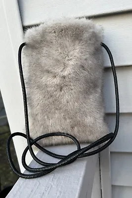 Kelli Kouri Mink Phone Pouch Bag • $88