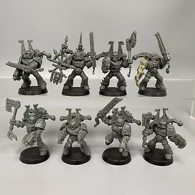 Khorne Berzerkers X 8 Chaos Space Marines Warhammer 40k World Eaters Converted • $53.13