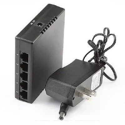 New RJ45 Mini 10/100Mbps 5 Ports Fast Ethernet Network Switch For Desktop PC • $18.95