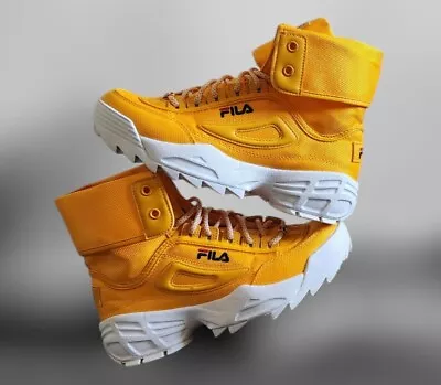 Women's7- FILA - Disruptor Ballistic Citrus Platform Boot/Sneaker • $40