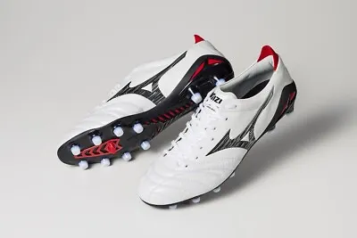 Mizuno Soccer Cleats MORELIA NEO 4   JAPAN Super White Pearl/Black  P1GA23309 • $225