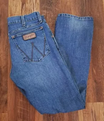 Wrangler Retro Slim Straight Me S Denim Jeans Tage Size 31x32 • $30.11