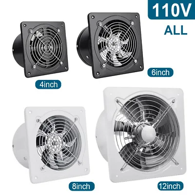 4/6/8/12  Extractor Exhaust Fan Ventilation Blower Window Wall Kitchen Bathroom • $17.90