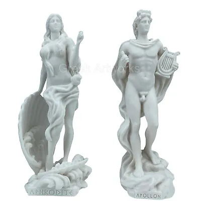 $89.80 • Buy Apollo & Aphrodite Greek Roman Gods Nude Male & Female Set Statue Sculpture