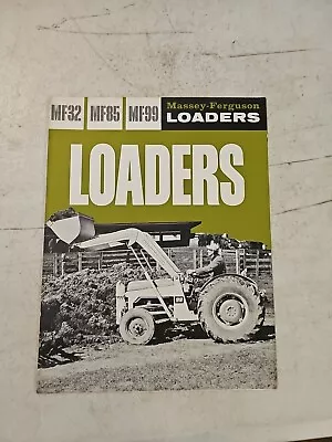 Vintage 1962 MASSEY-FERGUSON Loaders Dealer Sales Brochure • $14.36