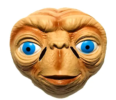 Vintage E.t. Extra Terrestrial Halloween Carnival Kid Plastic Mask Greek Rare • $20