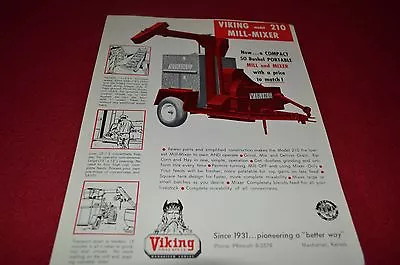 Viking 210 Mill Mixer Dealers Brochure YABE12  • $17.99