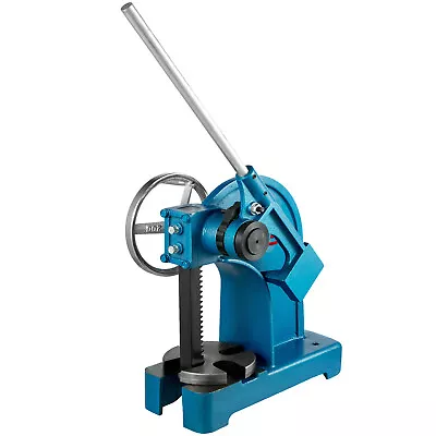 Ratchet Arbor Press 3 Ton Rivet Press Machine Ring Type Cast Iron Assembly AP-3 • $245.99