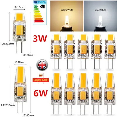 G4 3W 6W LED COB Light Bulb Capsule Lamp Replace Halogen Bulb AC DC 12V Dimmable • £2.88