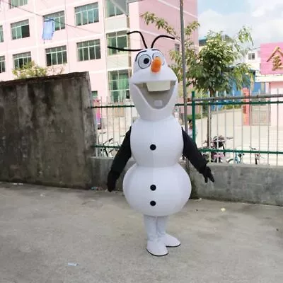 Cosplay Frozen Snow Man Olaf Character Mascot Costume Advertising Stage Perform  • $150.42