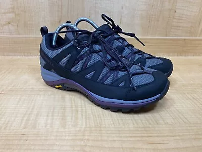 MERRELL Womens Siren Sport 3 Hiking Shoes Size 9 Wide Gray Black Blueberry • $49.98