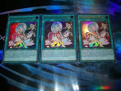 3x Witchcrafter Confusion Confession 1st Edition Ultra Rare MAMA-EN021 Yu-Gi-Oh! • $1.65