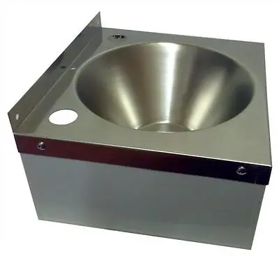 Stainless Steel HAND WASH BASIN Sink With Waste And Plug Included NO TAPS  • £52.99