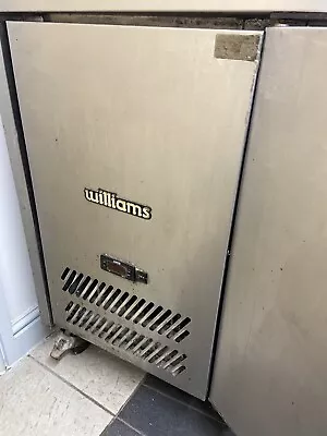 £100 • Buy Original Williams 2 Door Commercial Under Counter Fridge, Stainless Steel