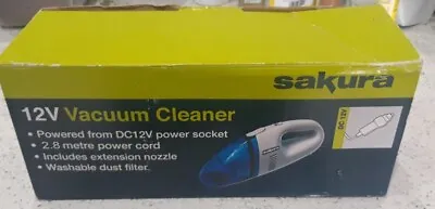 12v Sakura Vacuum Cleaner Hoover Portable Car Caravan • £6