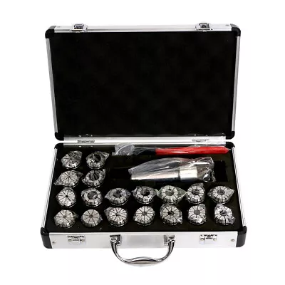 US MT3 Shank With 18PC ER32 Collet Set ER32 Chuck & Spanner For Milling Machine • $66.07