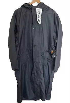 NEW Outback Trading CO Pak-a-Roo Rain Duster Waterproof Full Zip Mens 2XL Black • $124.99