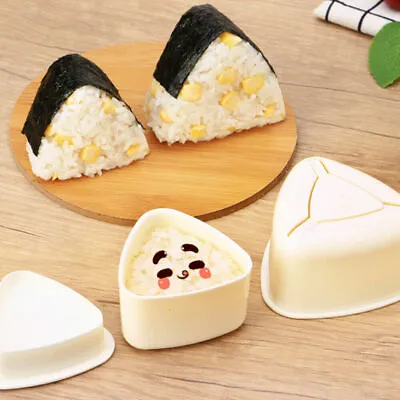 £2.63 • Buy DIY Sushi Mold Onigiri Rice Ball Food Press Triangular Sushi Maker Mold Kitchen
