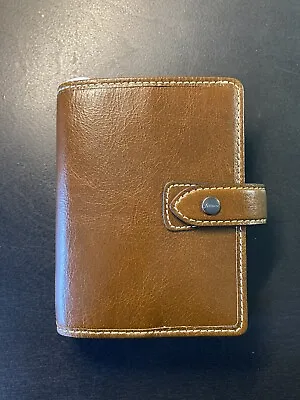 New Filofax Ochre Malden Pocket Leather Organizer Notebook Planner 2024 Inserts • $74.99