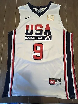 USA Olympic Dream Team Michael Jordan Jersey Basketball Nike Size L • $44.20