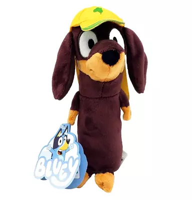 SNICKERS Bluey Friends Plush Toy 8 In Dachshund Dog Breed NWT Australia Cap • $21.59