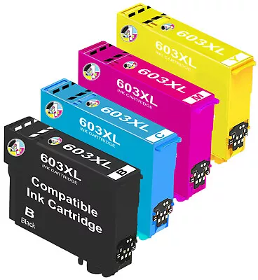 Non OEM 603XL Ink Cartridges For Epson WF-2810 WF-2830 WF-2835 WF-2850 WF2870 • £6.95